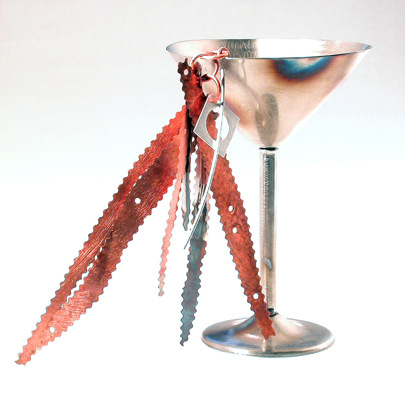 triple martini - wearable martini set by Emanuela Aureli