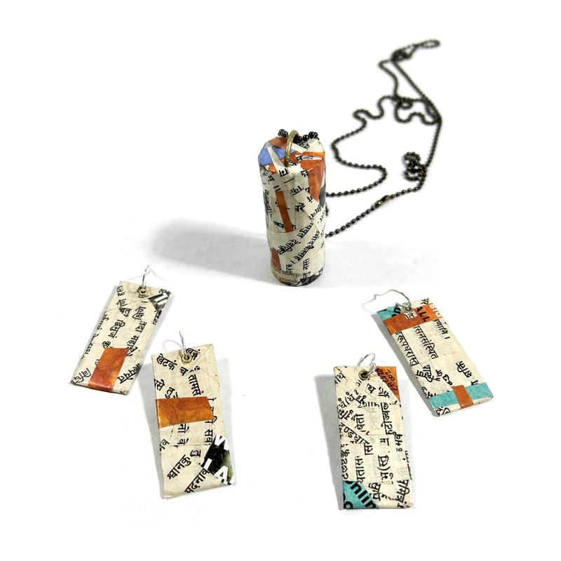 Recycled Paper Jewelry Collection by Emanuela Aureli