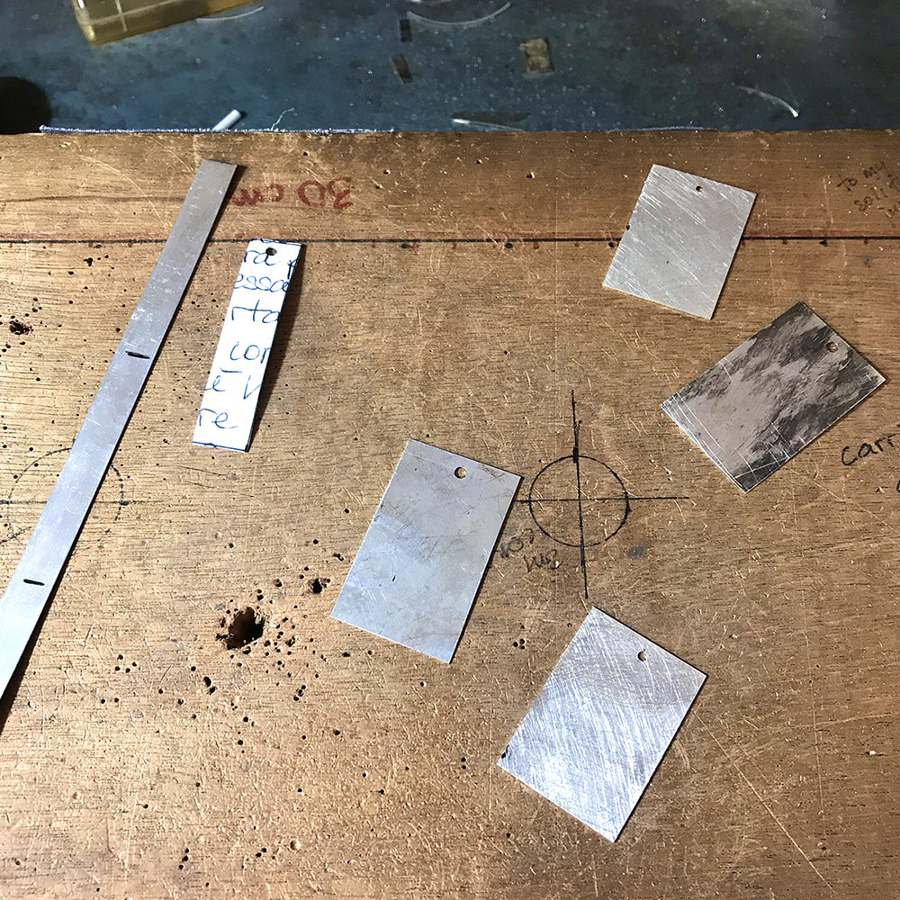 Black and White jewelry work in progress - on the bench