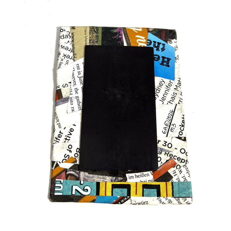 Recycled Paper Magnet 3, back (2024)