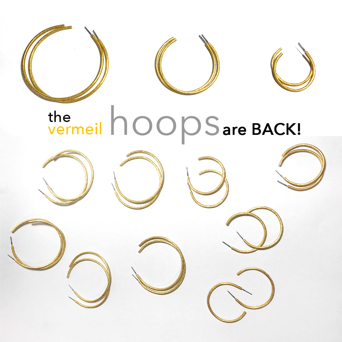 Hoops - vermeil