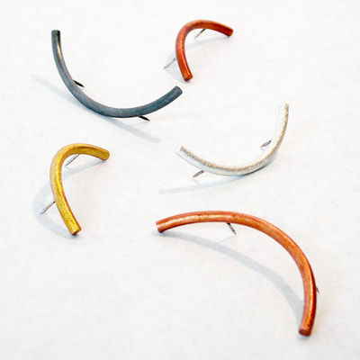 Fun Arc Pins in contemporary colors