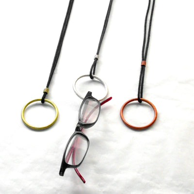 Circle and Eyeglasses Pendants