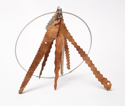 Copper Fall Necklace by Emanuela Aureli