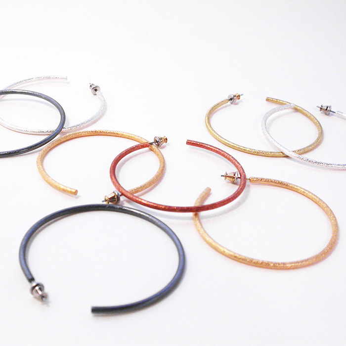 hoops, big style, various finishes